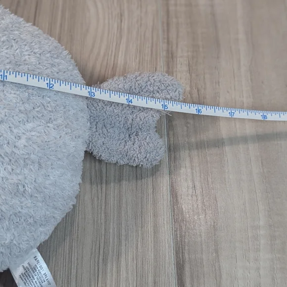 Barefoot Dreams CozyChic Buddie Fish Gray Plush Pillow Stuffed Animal - Picture 8 of 9